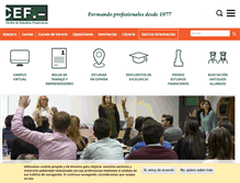Tablet Screenshot of cef.es